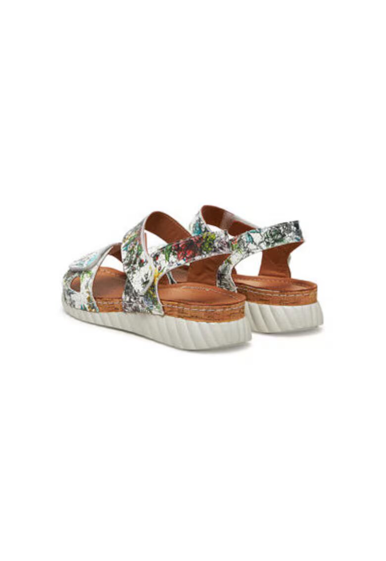 Comfortabel Sandale dama - 710206-00 - Piele naturala - Multicolor