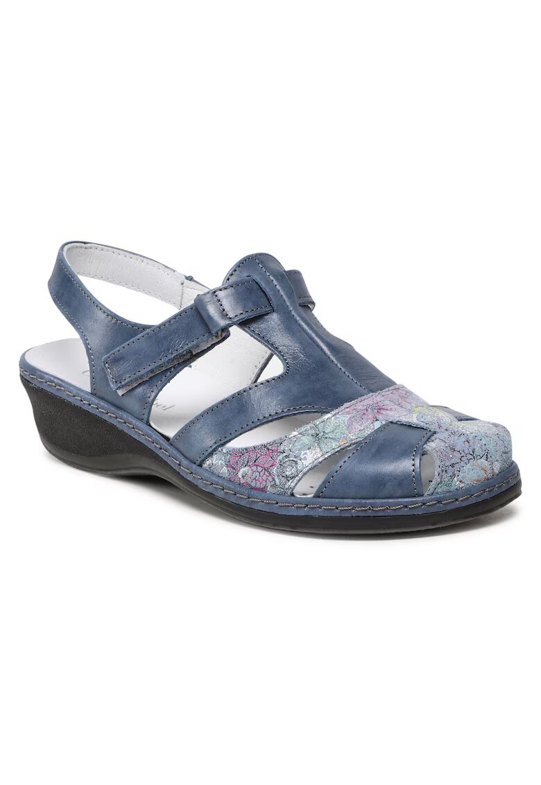 Comfortabel Sandale dama - 720140 - Piele naturala - Bleumarin