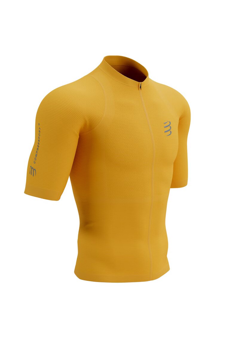 Compressport Tricou alergare barbati Trail Racing Postural FW 2024-Portocaliu-
