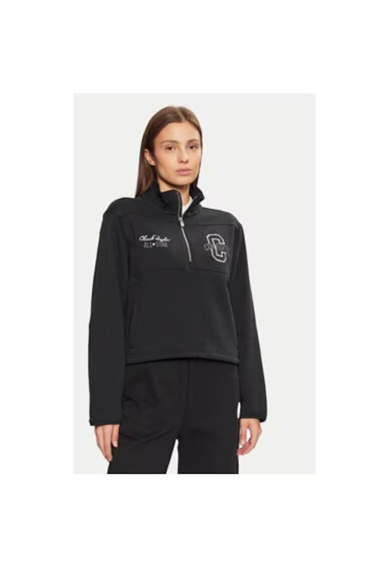 Converse Bluza dama - 304942587 - Bumbac/Poliester - Negru - Negru