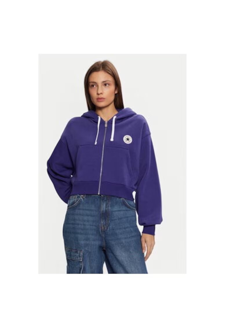 Converse Bluza dama - 304942617 - Bumbac/Poliester - Albastru - Albastru