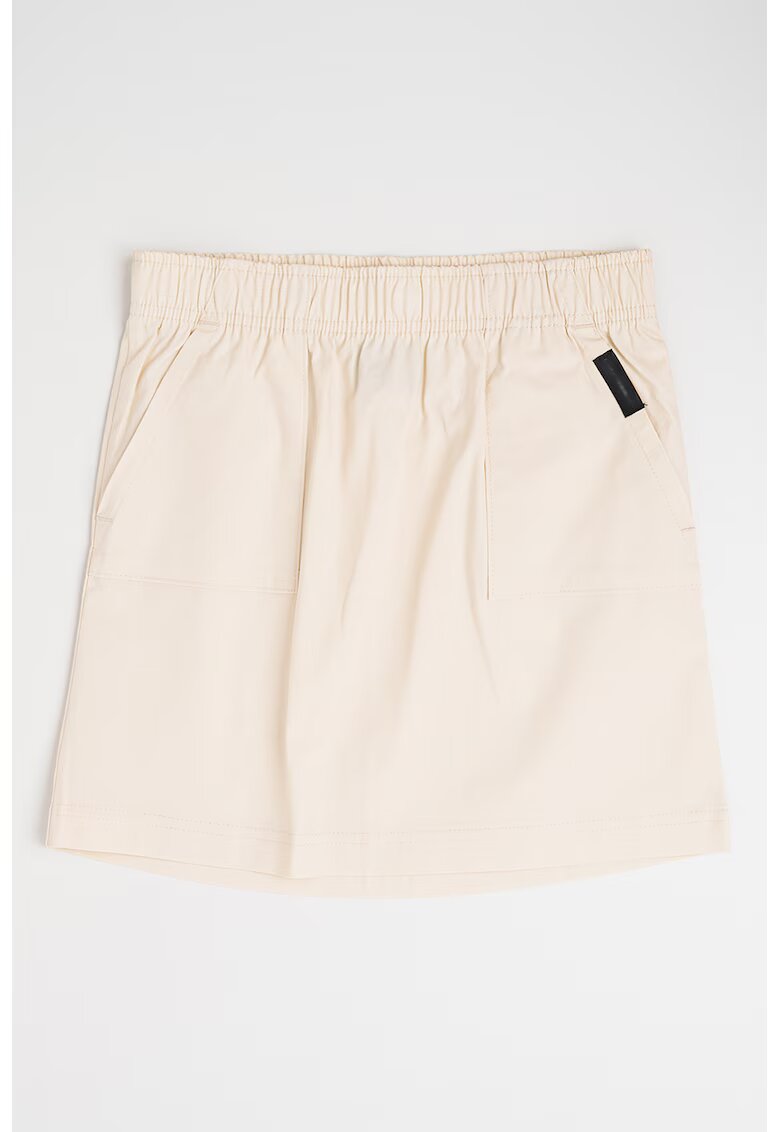 Converse Fusta mini cu talie elastica - Bej deschis