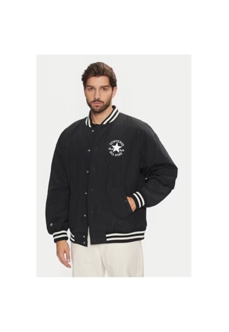 Converse Geaca barbati - 304037924 - Nylon/Bumbac - Negru - Negru