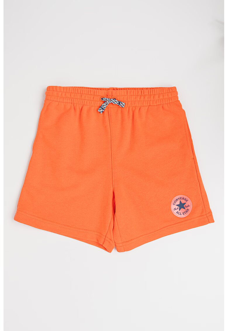 Converse Pantaloni scurti din amestec de bumbac cu snur - Portocaliu