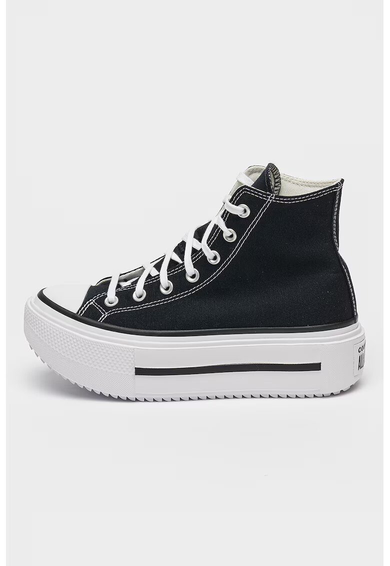 Converse Pantofi sport All Star Lift Double cu platforma - Alb/Negru
