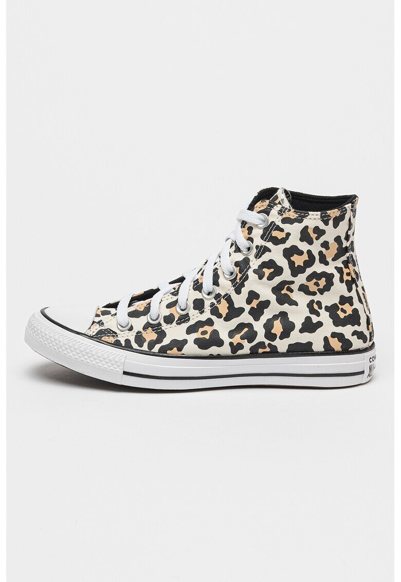 Converse Pantofi sport cu model animal print All Star - Negru/Bej deschis
