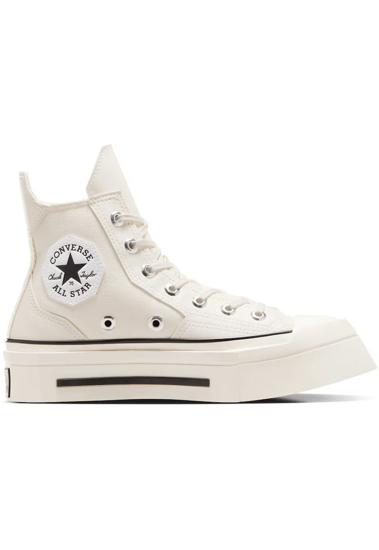 Converse Pantofi sport cu platforma patrata Chuck 70 De Luxe - Bej