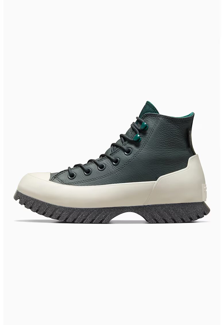 Converse Pantofi sport de piele Chuck Taylor All Star Lugged 2.0 - Verde englez