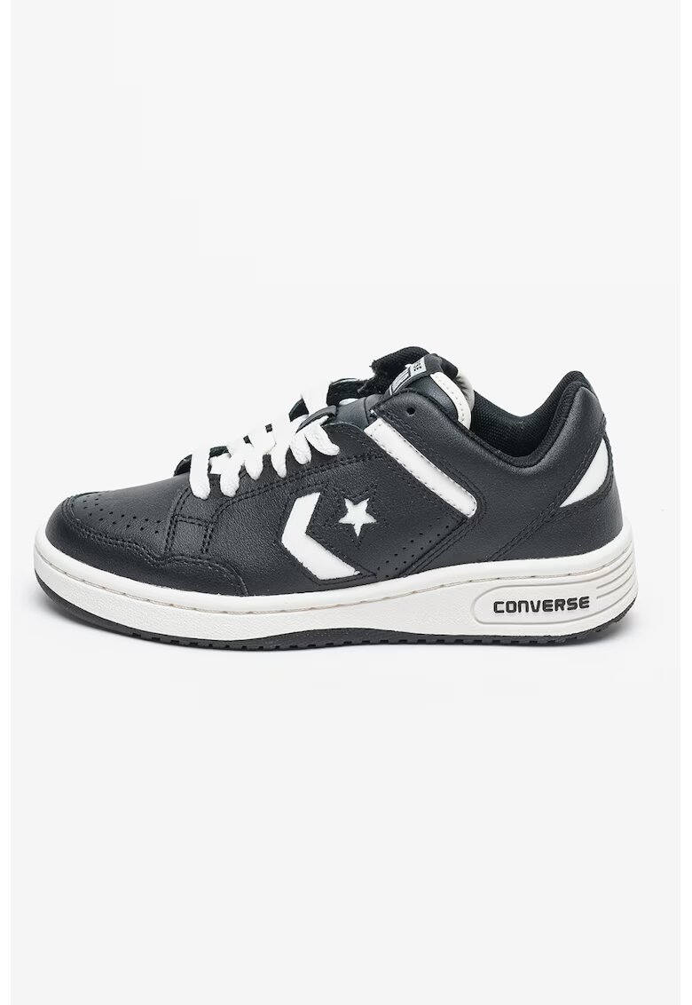 Converse Pantofi sport de piele Weapon - Alb/Negru