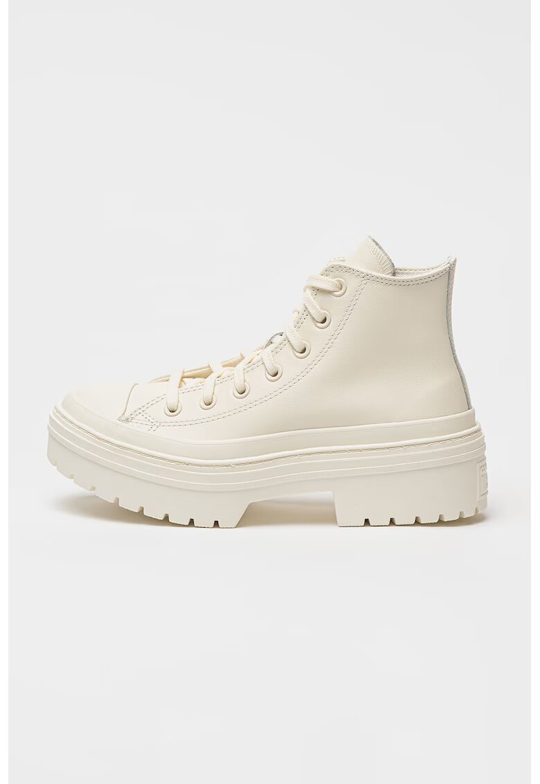 Converse Pantofi sport din piele All Star Lugged Heel - Alb fildes