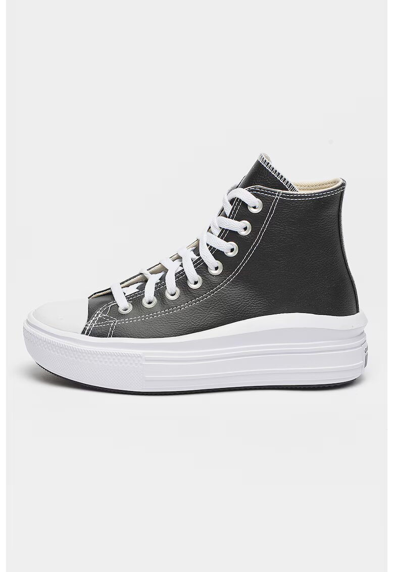Converse Pantofi sport din piele ecologica Chuck Taylor All Star Move - Negru