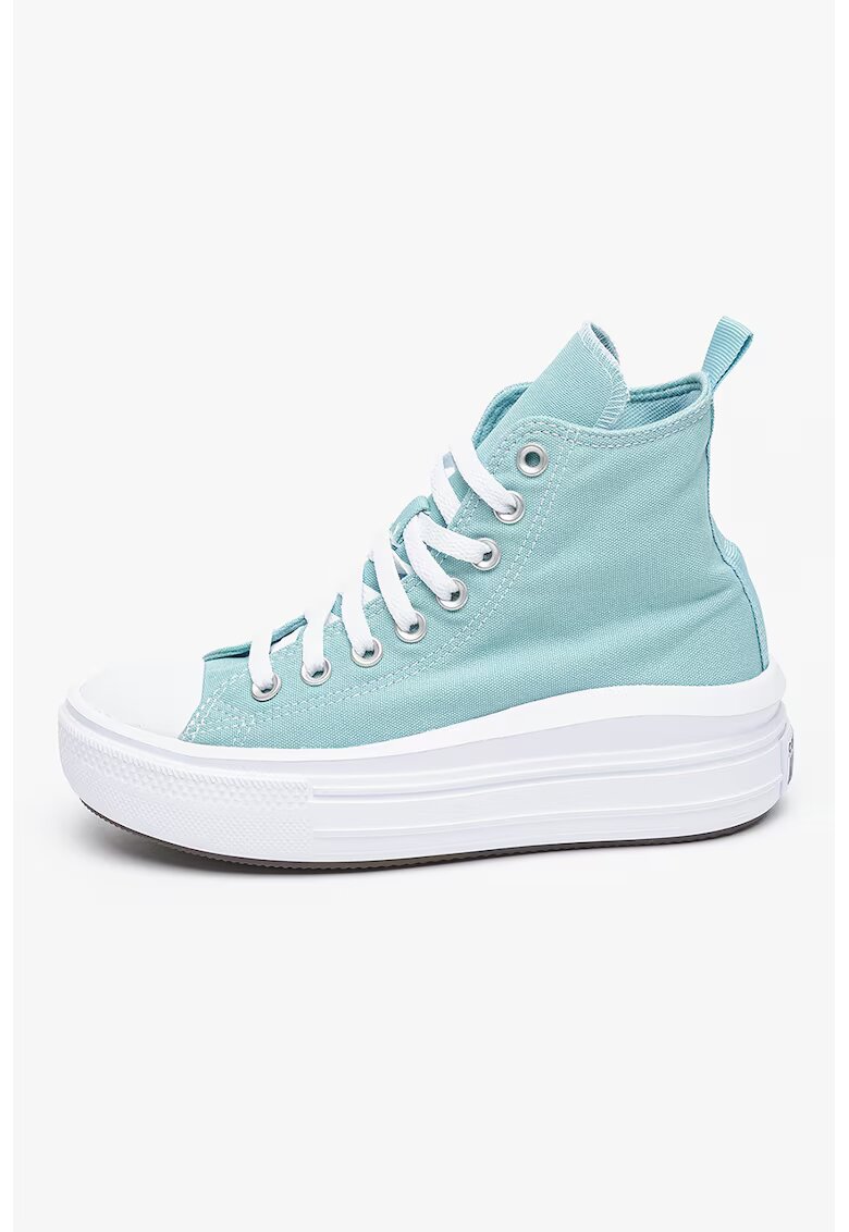 Converse Pantofi sport flatform Chuck Taylor All Star - Albastru aquamarin