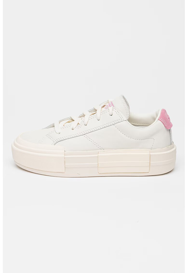 Converse Pantofi sport flatform de piele Cruise - Alb