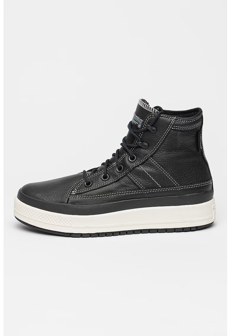 Converse Pantofi sport impermeabili de piele Chuck Taylor All Star Equip - Negru