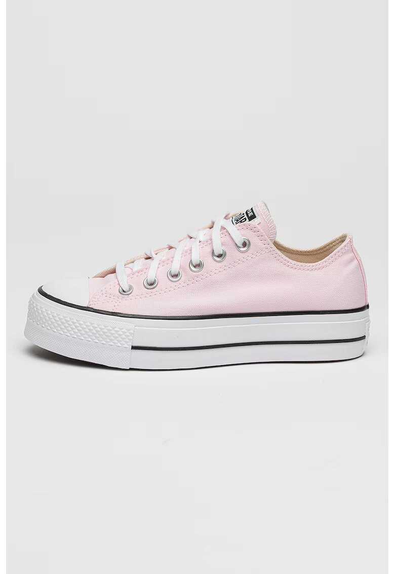 Converse Pantofi sport low-cut cu platforma All Star Lift - Alb/Roz pastel