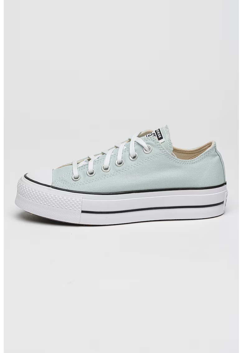 Converse Pantofi sport low-cut cu platforma All Star Lift - Verde pal