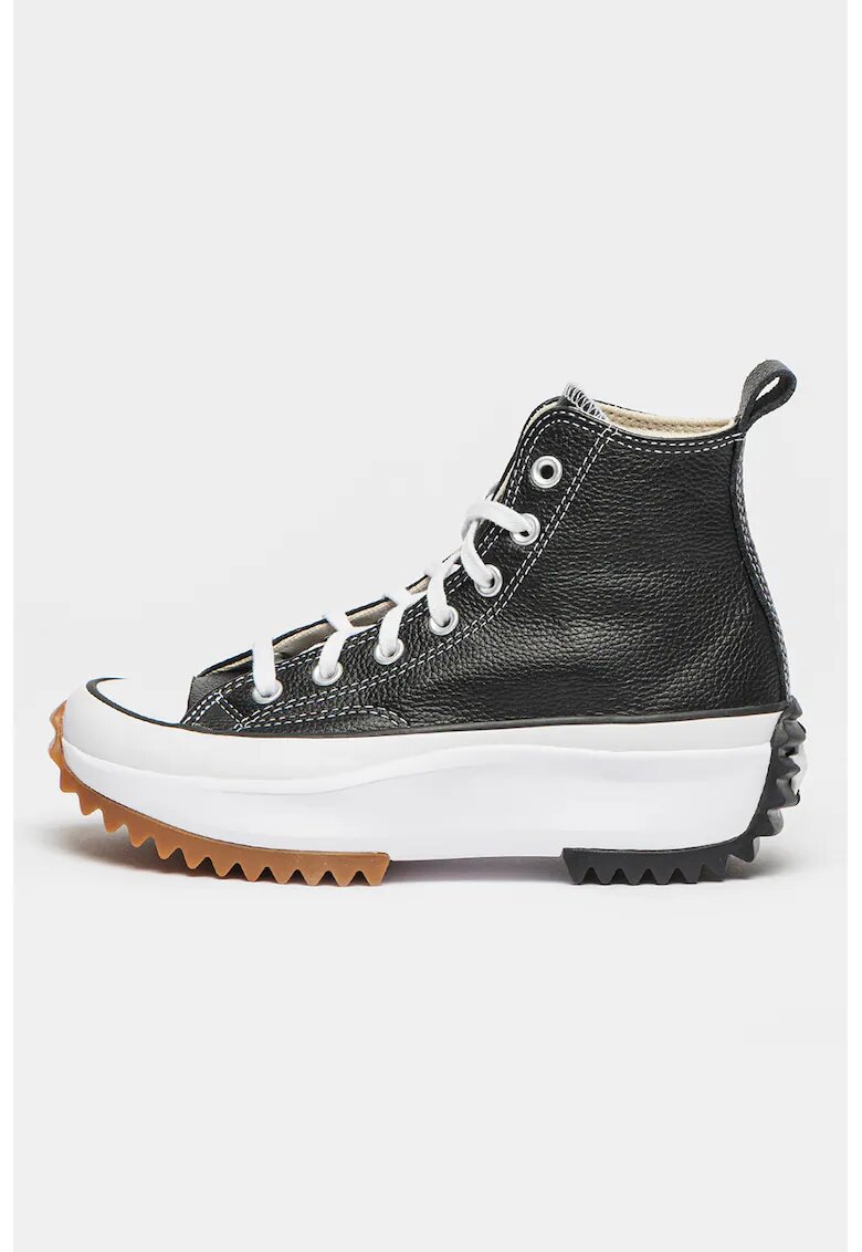 Converse Pantofi sport unisex de piele Run Star Hike - Negru/Alb optic