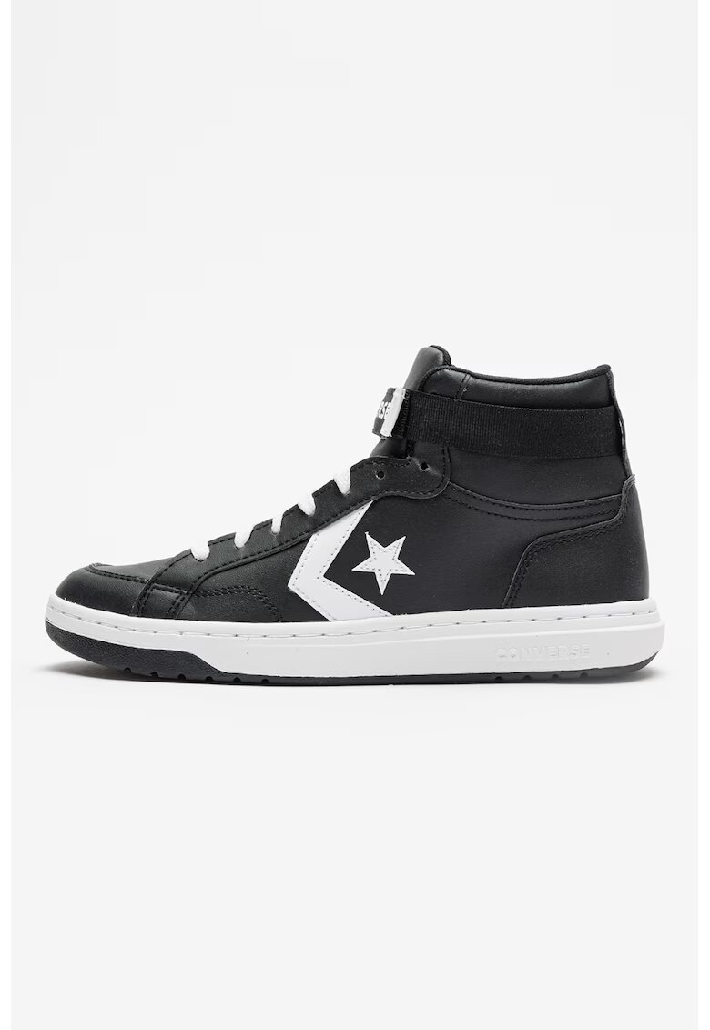 Converse Pantofi sport unisex din piele ecologica Pro Blaze V2 - Alb/Negru