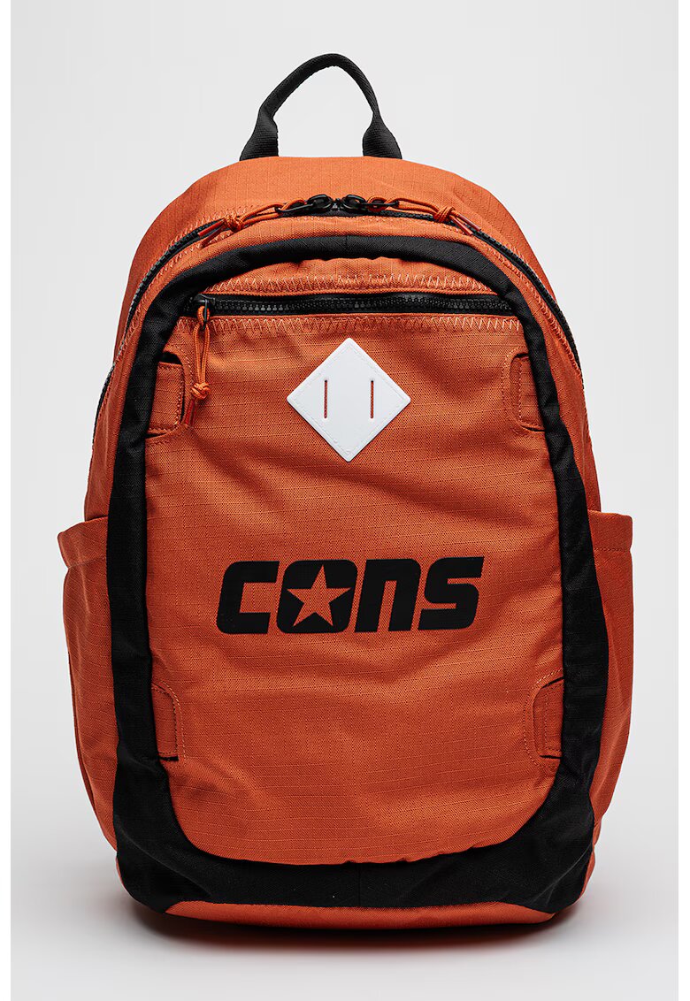 Converse Rucsac unisex cu buzunare multiple Cons Seasonal - 26 L - Negru/Caramiziu