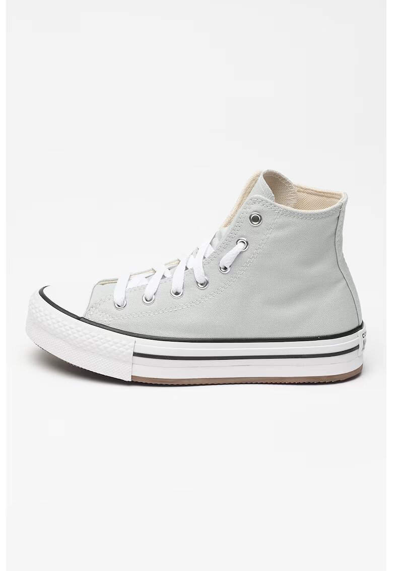 Converse Tenisi Chuck Taylor All Star flatform - Verde pal