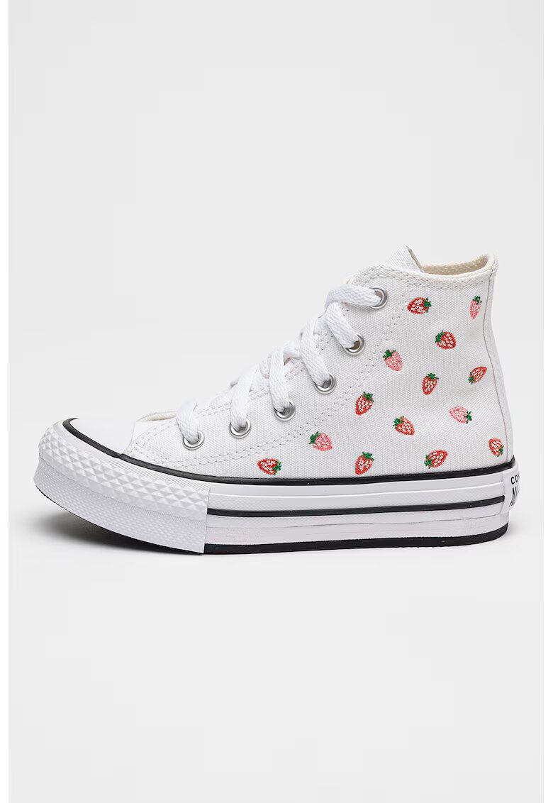 Converse Tenisi cu broderie cu fructe Lift - Rosu/Alb