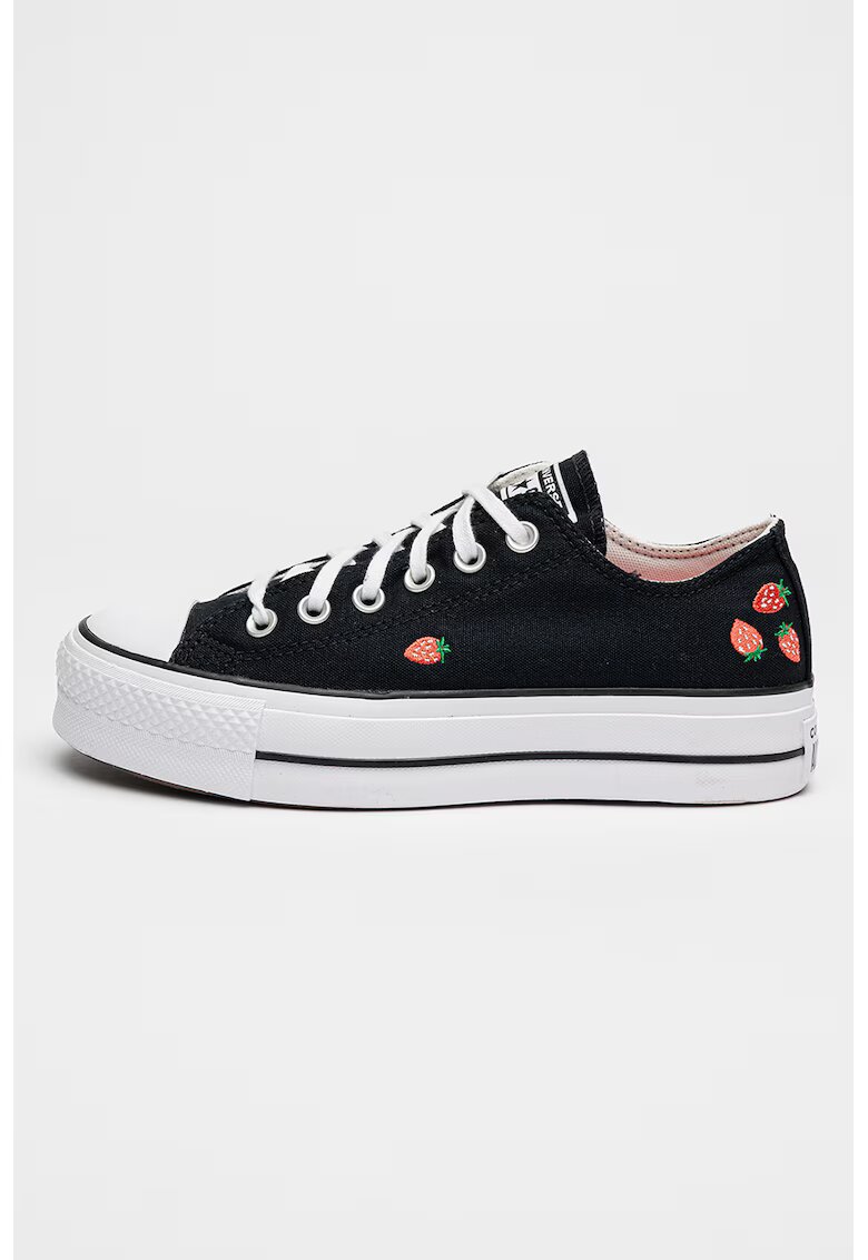 Converse Tenisi cu broderie cu fructe Lift - Rosu/Negru