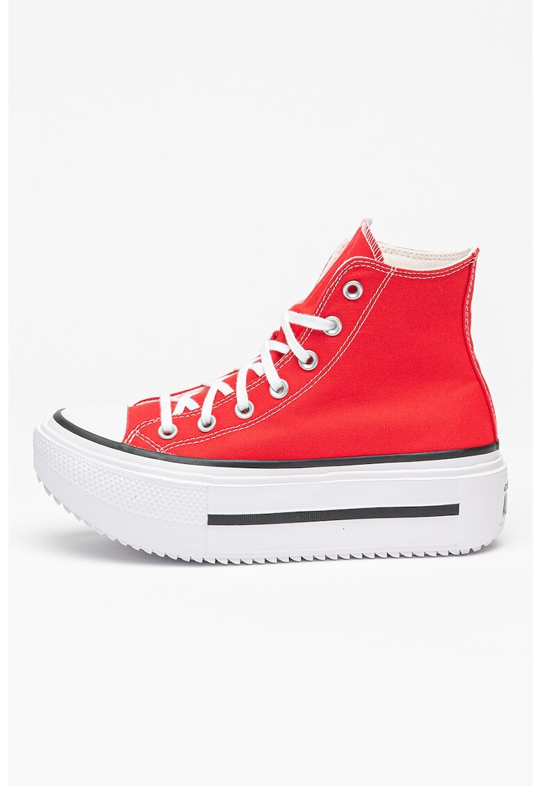 Converse Tenisi cu platforma Chuck Taylor All Star Canvas - Rosu/Alb