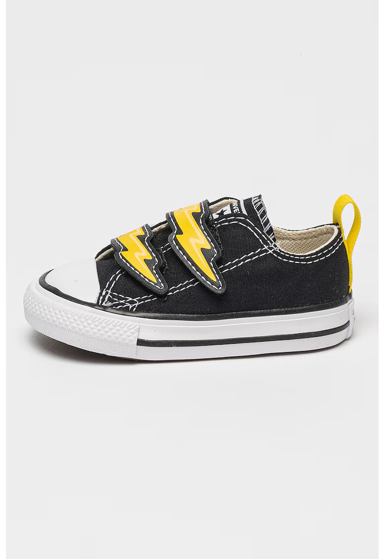 Converse Tenisi cu velcro Chuck Taylor All Star - Negru/Galben