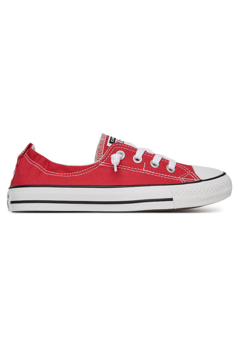 Converse Tenisi de dama - textil - alb/rosu