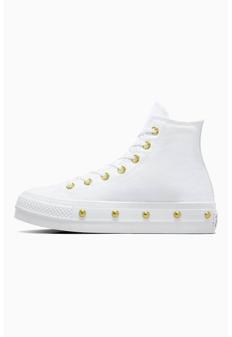 Converse Tenisi de panza Chuck Taylor All Star Lift - Alb