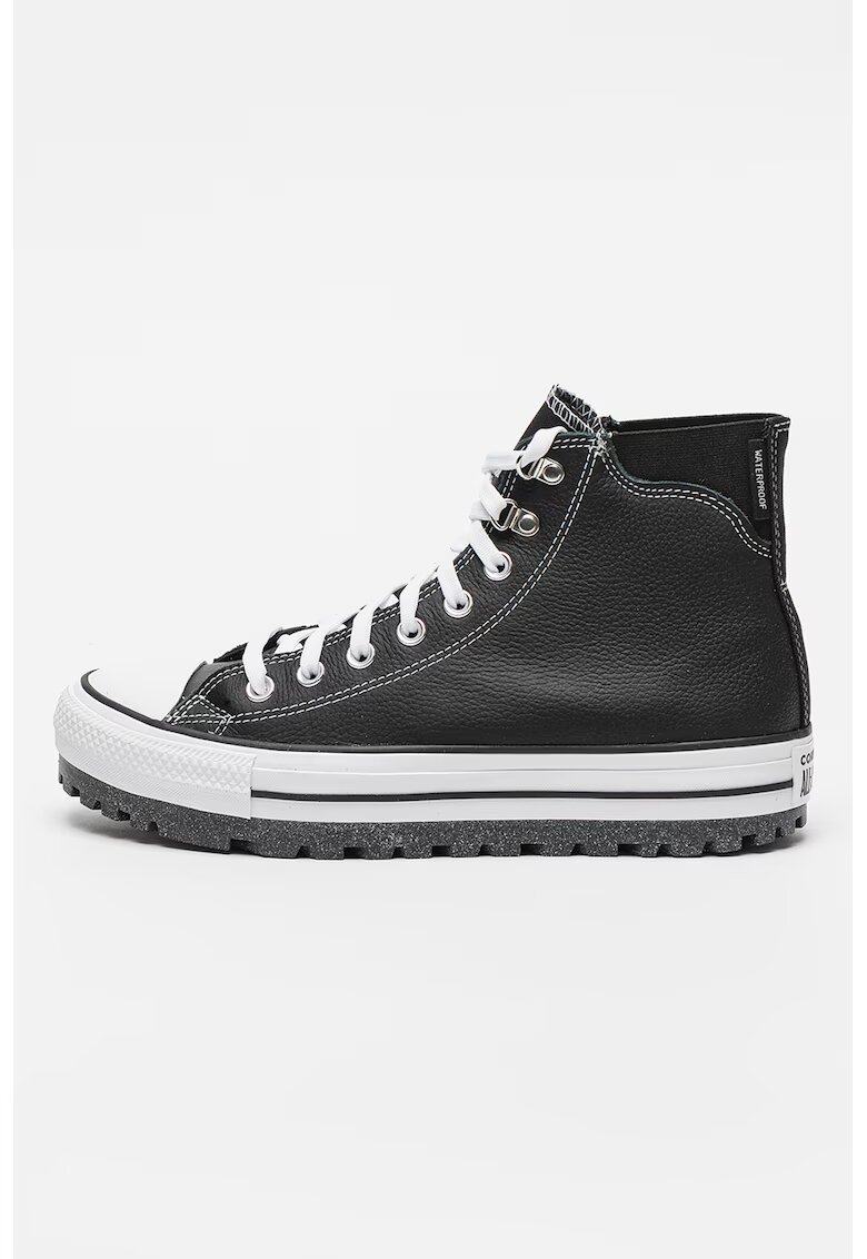 Converse Tenisi din piele Chuck Taylor All Star Star City - Negru