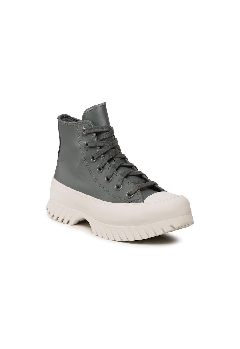 Converse Tenisi fete - 302719150 - Piele ecologica - Gri - Gri