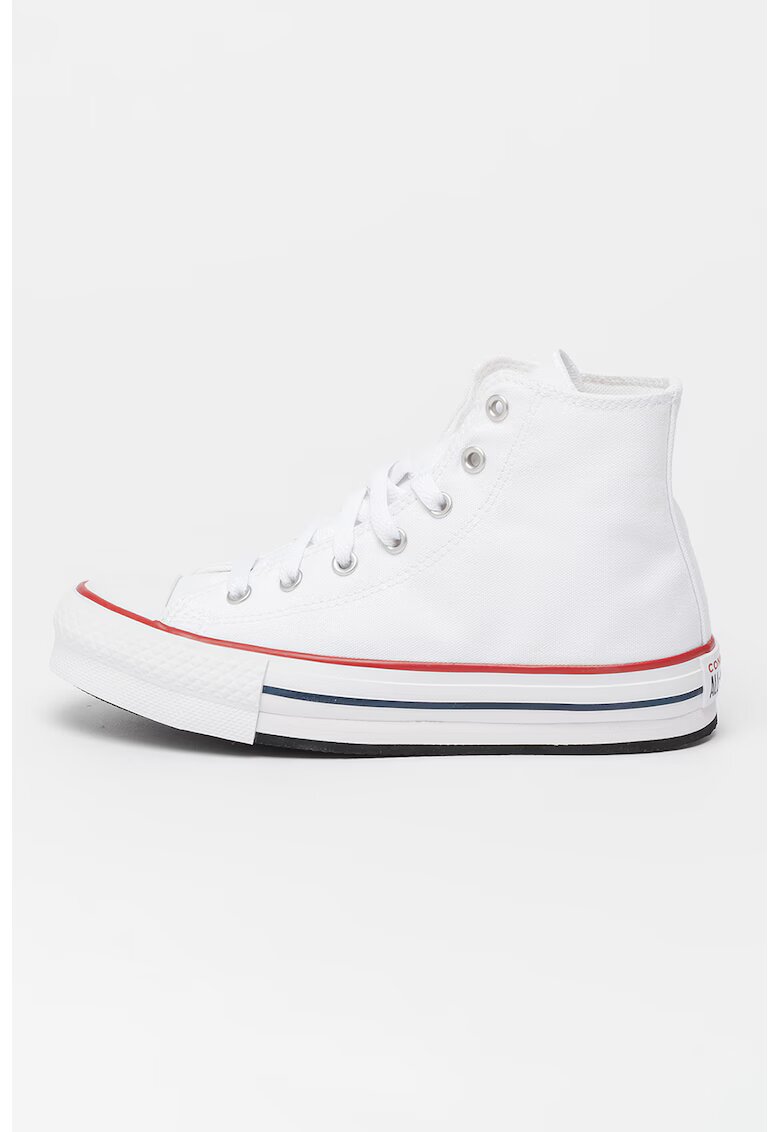 Converse Tenisi flatform Chuck Taylor All Star High - Alb