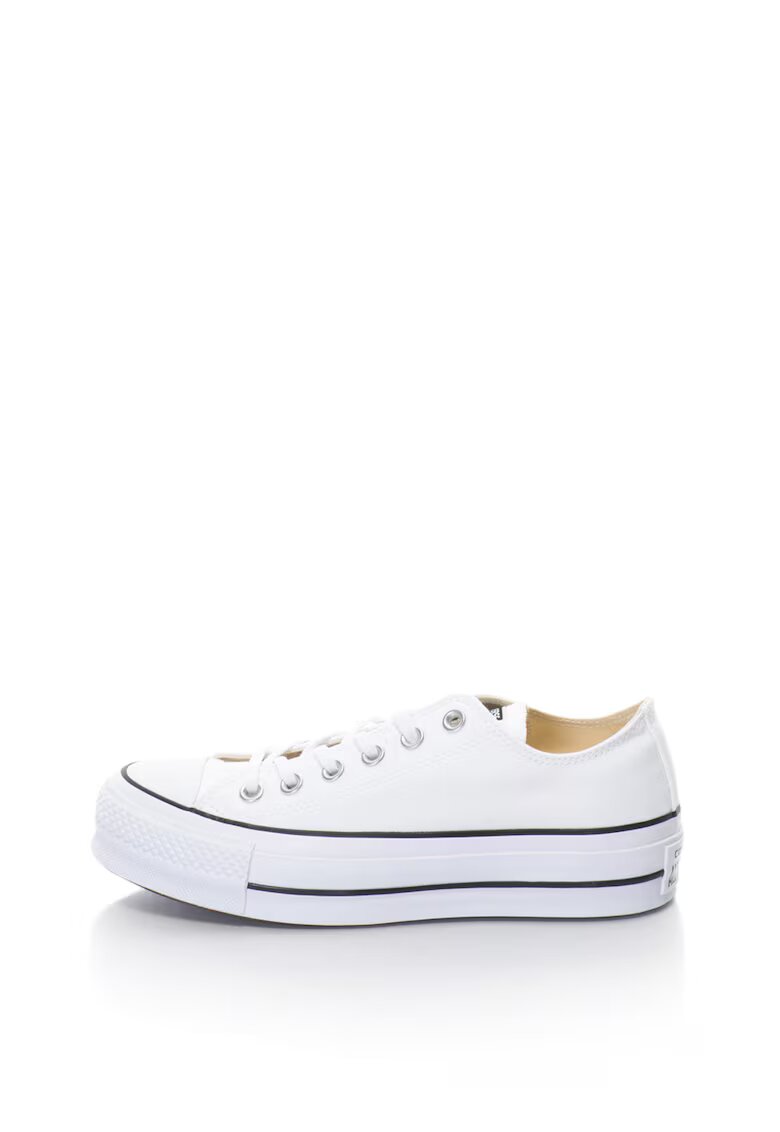 Converse Tenisi flatform Chuck Taylor All Star Lift2 - Alb