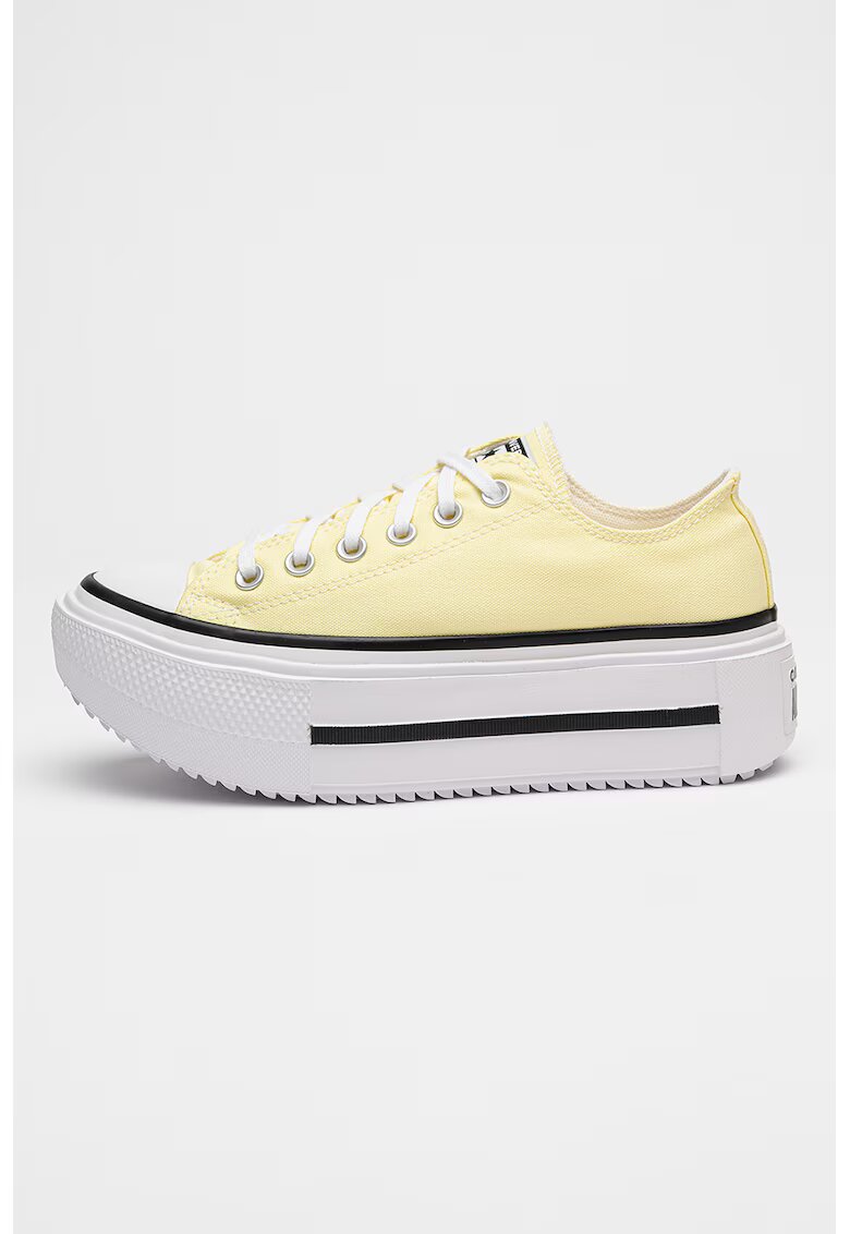 Converse Tenisi flatform Lift Double Stack - Galben deschis