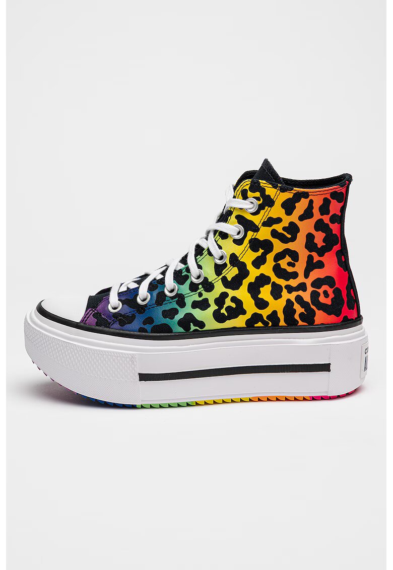 Converse Tenisi flatform Proud to Be Lift Double Stack - Negru/Multicolor