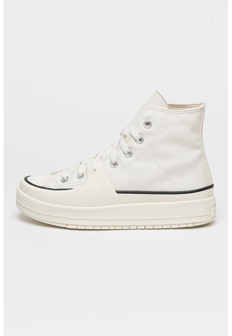 Converse Tenisi high-top unisex Chuck Taylor All Star Construct - Alb