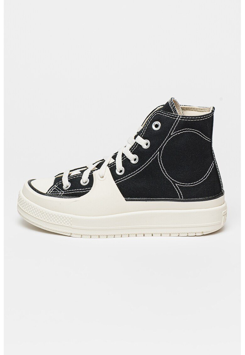 Converse Tenisi high-top unisex Chuck Taylor All Star Construct - Negru/Crem