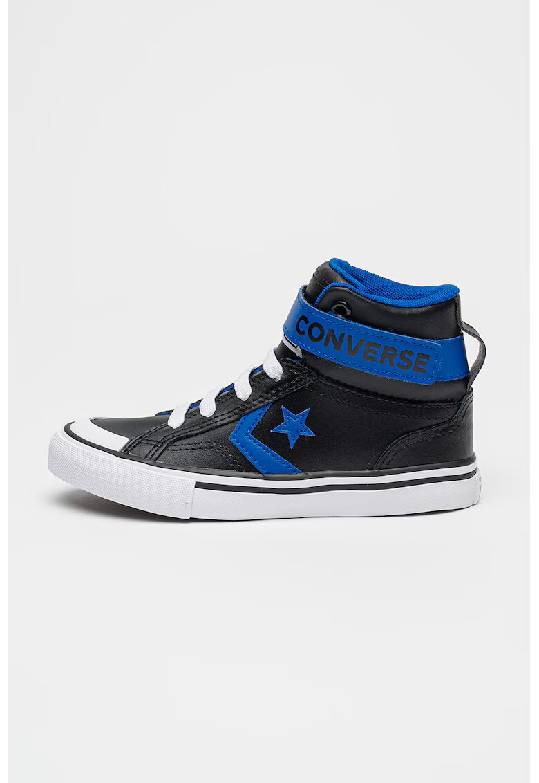 Converse Tenisi inalti cu garnituri de piele Pro Blaze - Negru/Albastru royal/Alb optic