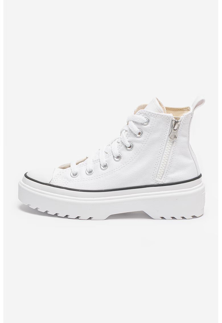 Converse Tenisi medii Chuck Taylor All Star Lugged - Alb