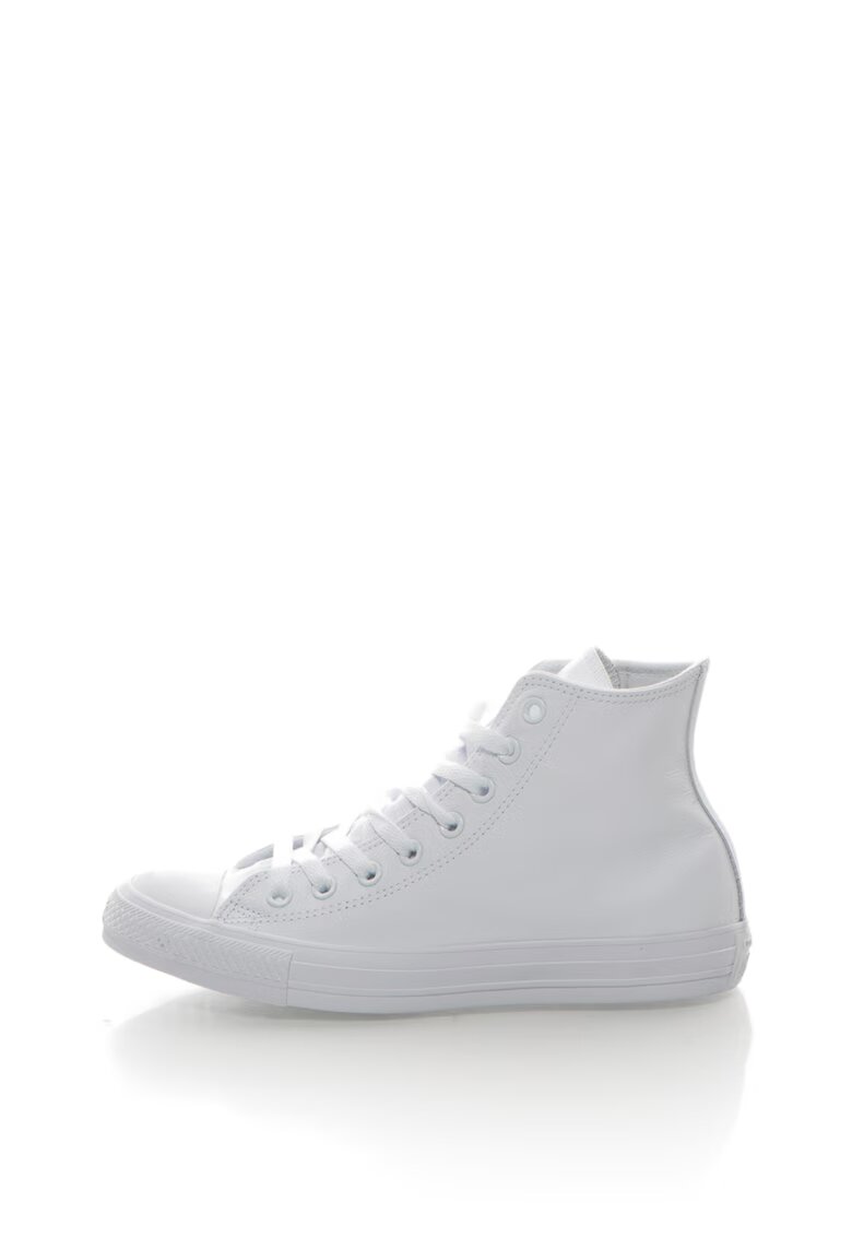Converse Tenisi mid-high de piele Chuck Taylor All Star - Unisex - Alb