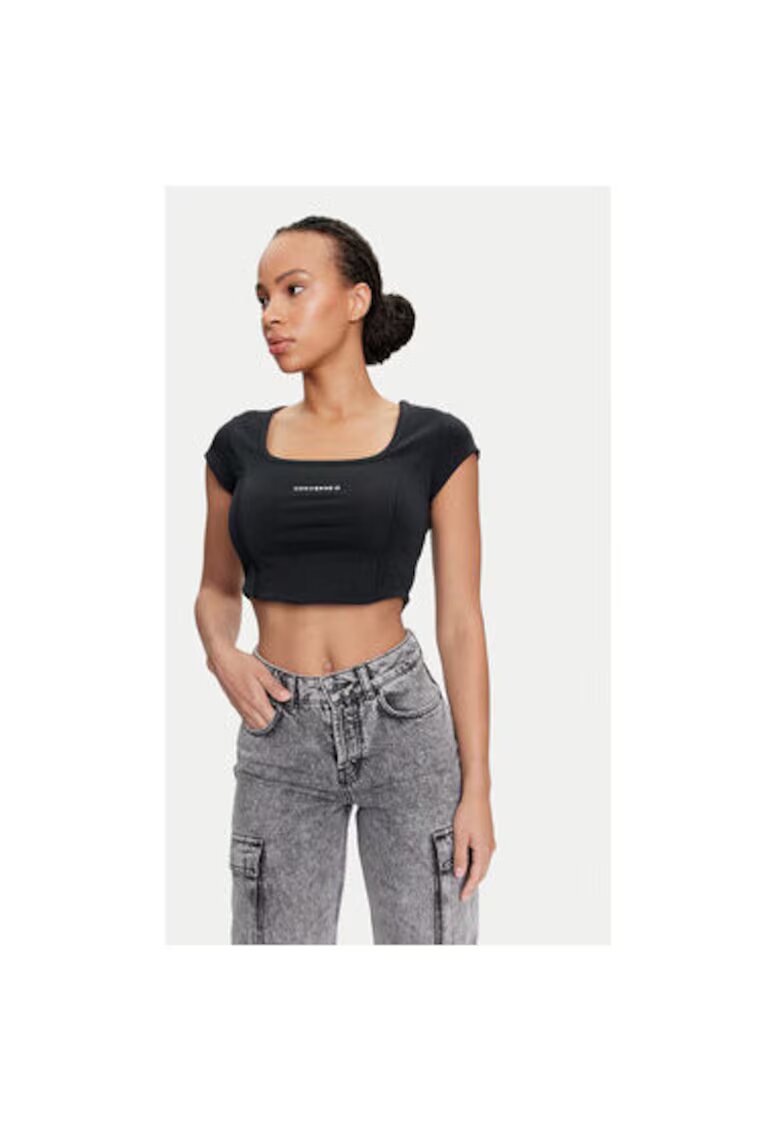 Converse Top dama - 304113253 - Bumbac/Poliester - Negru - Negru