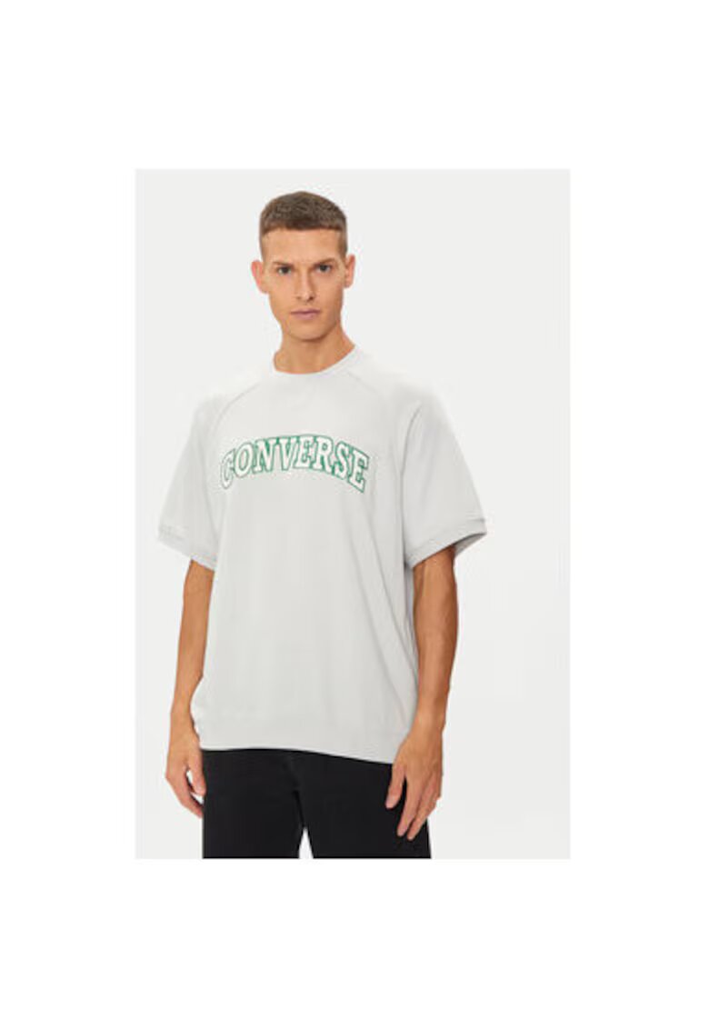 Converse Tricou barbati - 304113116 - Bumbac/Poliester reciclat - Alb - Alb