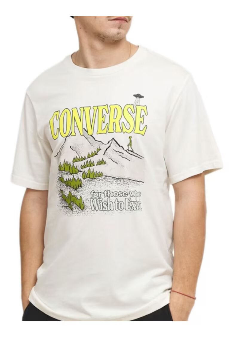 Converse Tricou barbati Bumbac - Alb2
