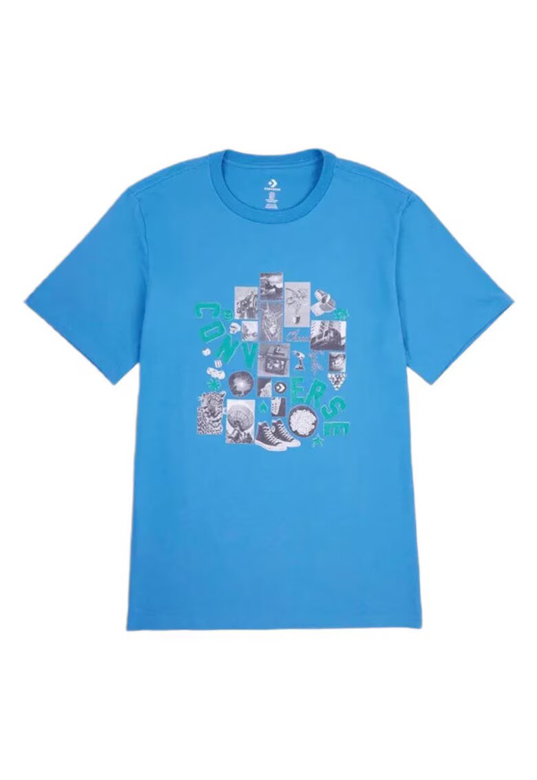 Converse Tricou barbati Bumbac - Albastru