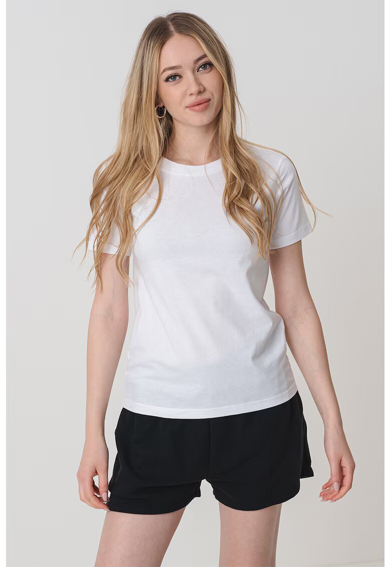 Converse Tricou cu logo - Albastru azur/Alb optic