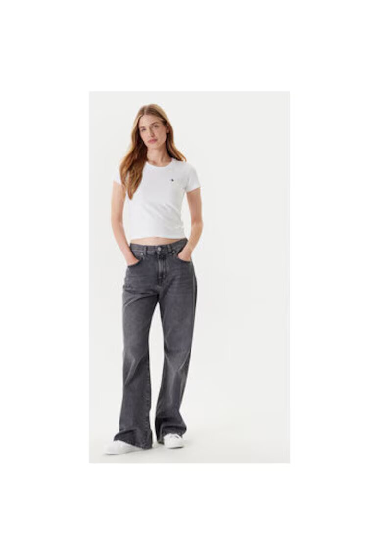 Converse Tricou dama 10027252-A01 - Bumbac/Poliester - XL INTL - Alb