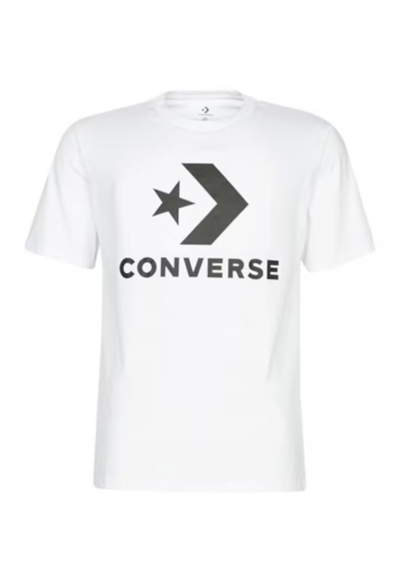 Converse Tricou unisex alb din bumbac - Alb