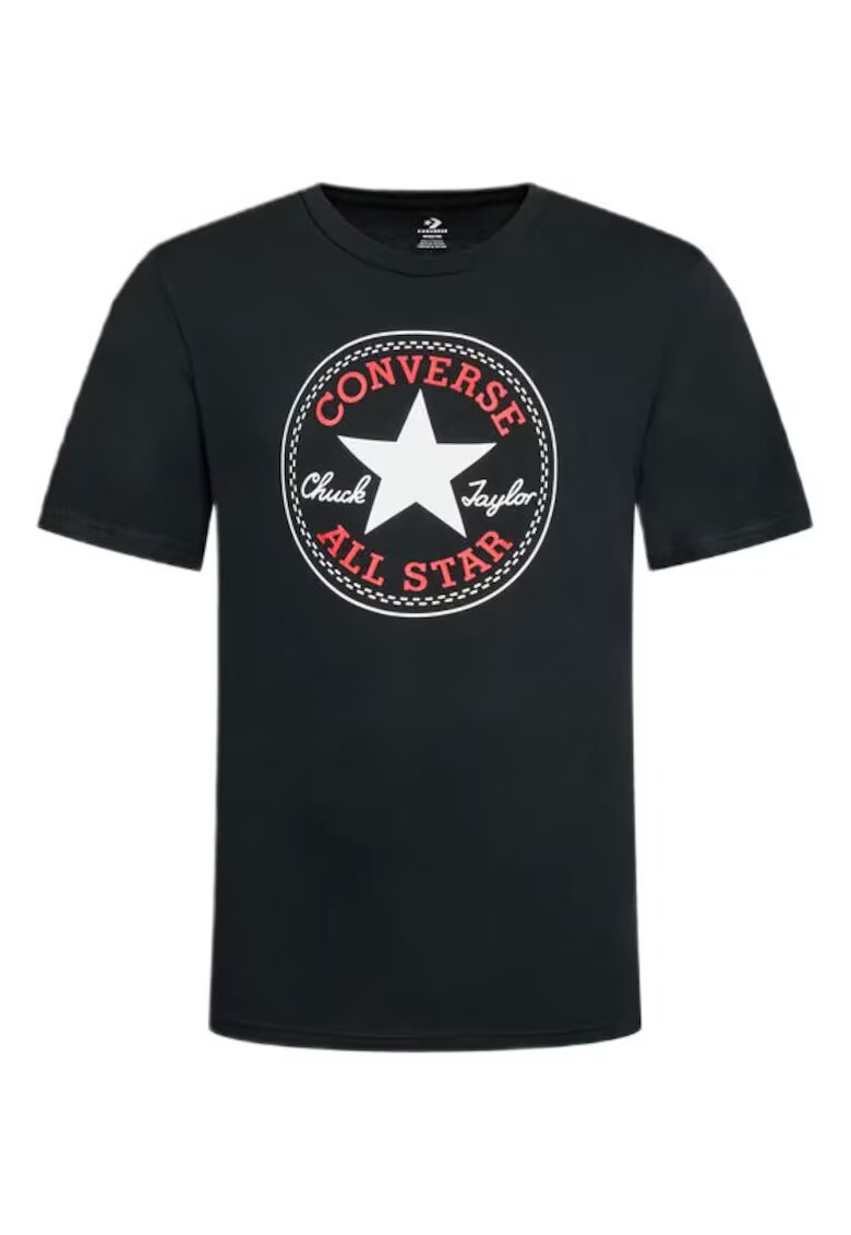 Converse Tricou unisex Bumbac - Negru - Negru