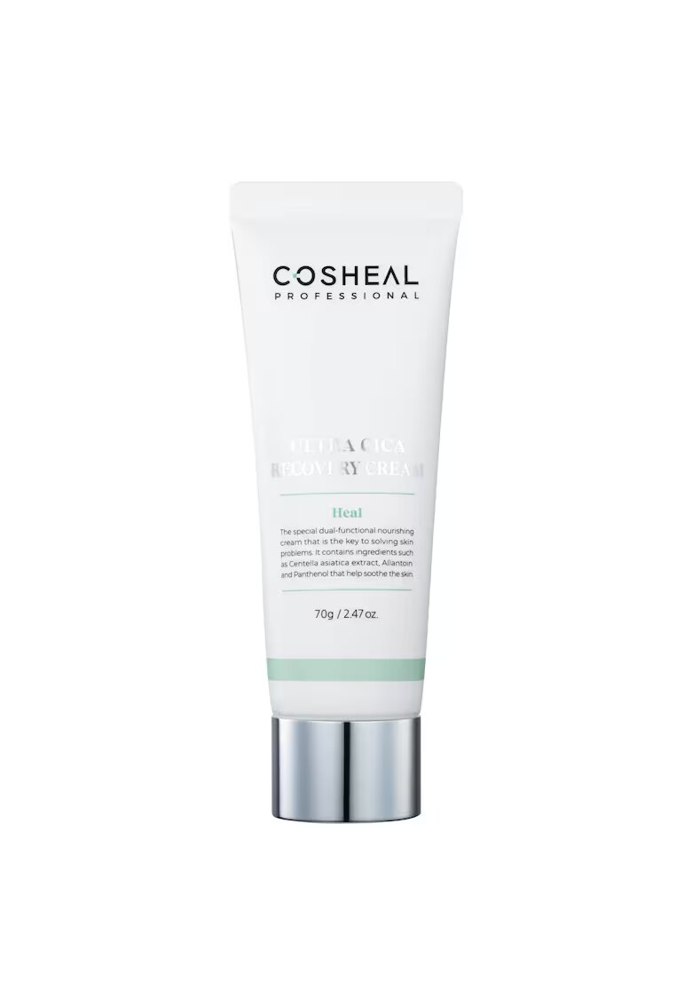 Cosheal Crema calmanta cu Centella Asiatica pentru pielea sensibila - efect antirid si de luminozitate - Ultra Cica Recovery - Heal - Professional - 70 g